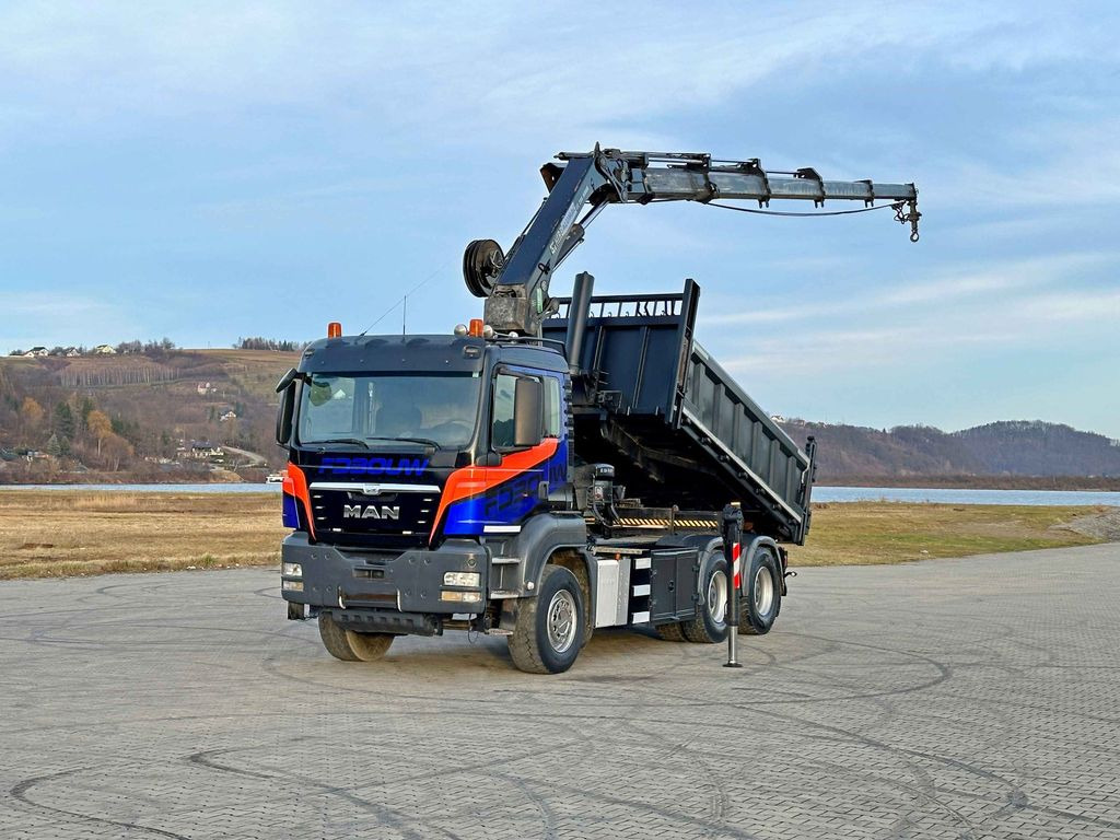 MAN TGS 33.480 * HIAB 288 EP - 4 HIDUO/ FUNK * 6x4 - Camion con gru, Autocarro ribaltabile: foto 2 MAN TGS 33.480 * HIAB 288 EP - 4 HIDUO/ FUNK * 6x4 - Camion con gru, Autocarro ribaltabile: foto 2