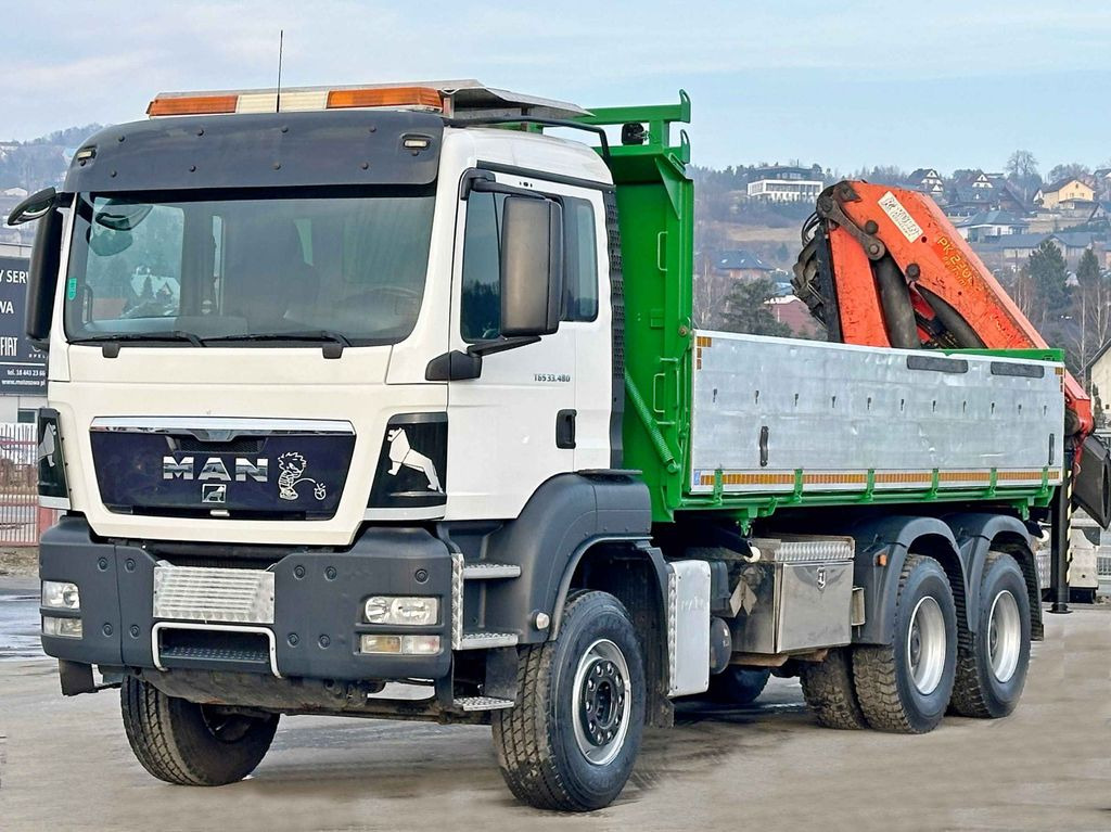 MAN TGS 33.480*KIPPER 5,70m * PK 23002 + FUNK * 6x4 MAN TGS 33.480*KIPPER 5,70m * PK 23002 + FUNK * 6x4 - Camion con gru, Autocarro ribaltabile: foto 4 MAN TGS 33.480*KIPPER 5,70m * PK 23002 + FUNK * 6x4 MAN TGS 33.480*KIPPER 5,70m * PK 23002 + FUNK * 6x4 - Camion con gru, Autocarro ribaltabile: foto 4