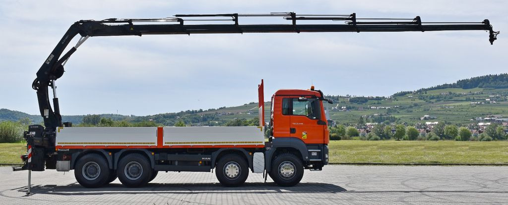 MAN TGS 35.440 * HIAB 211 E-6 HIDUO +FUNK / 8x4 - Camion con gru, Autocarro con pianale/ Cassone fisso: foto 5 MAN TGS 35.440 * HIAB 211 E-6 HIDUO +FUNK / 8x4 - Camion con gru, Autocarro con pianale/ Cassone fisso: foto 5