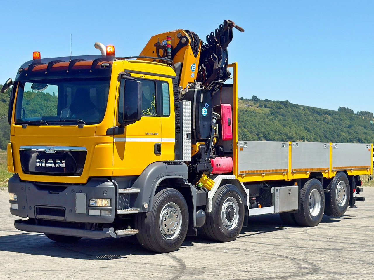 MAN TGS 35.480 * EFFER 395/6S + FUNK / 8x4 - Camion con gru: foto 4 MAN TGS 35.480 * EFFER 395/6S + FUNK / 8x4 - Camion con gru: foto 4