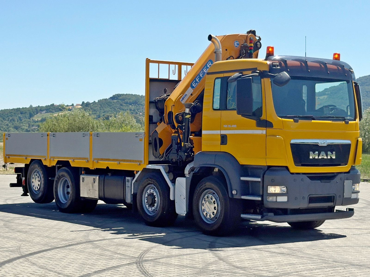 MAN TGS 35.480 * EFFER 395/6S + FUNK / 8x4 - Camion con gru: foto 3 MAN TGS 35.480 * EFFER 395/6S + FUNK / 8x4 - Camion con gru: foto 3