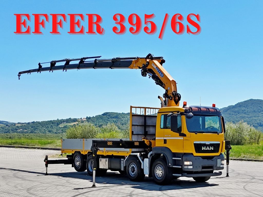 MAN TGS 35.480 * EFFER 395/6S + FUNK / 8x4 - Camion con gru: foto 1 MAN TGS 35.480 * EFFER 395/6S + FUNK / 8x4 - Camion con gru: foto 1