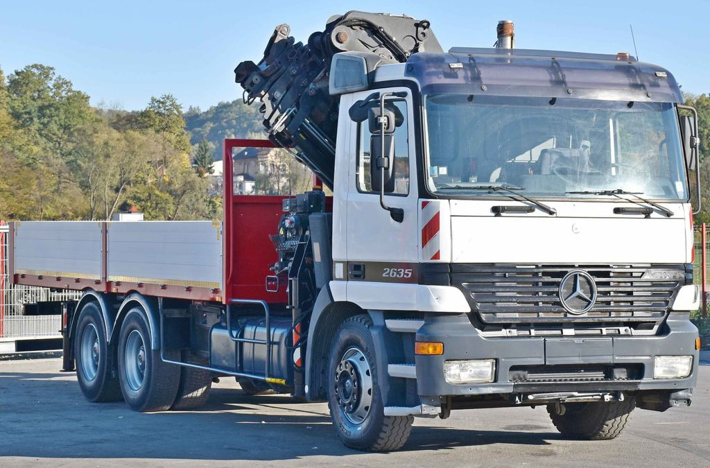Mercedes-Benz ACTROS 2635 Pritsche 6,40m + HIAB 400 E-5 + FUNK Mercedes-Benz ACTROS 2635 Pritsche 6,40m + HIAB 400 E-5 + FUNK - Camion con gru: foto 3 Mercedes-Benz ACTROS 2635 Pritsche 6,40m + HIAB 400 E-5 + FUNK Mercedes-Benz ACTROS 2635 Pritsche 6,40m + HIAB 400 E-5 + FUNK - Camion con gru: foto 3