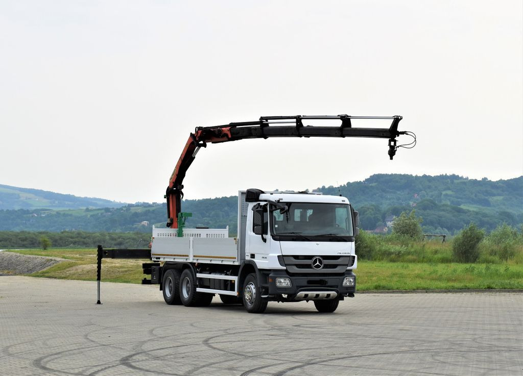 Mercedes-Benz ACTROS 2636 * PK 16002 C + FUNK/6x4 - Camion con gru, Autocarro con pianale/ Cassone fisso: foto 2 Mercedes-Benz ACTROS 2636 * PK 16002 C + FUNK/6x4 - Camion con gru, Autocarro con pianale/ Cassone fisso: foto 2