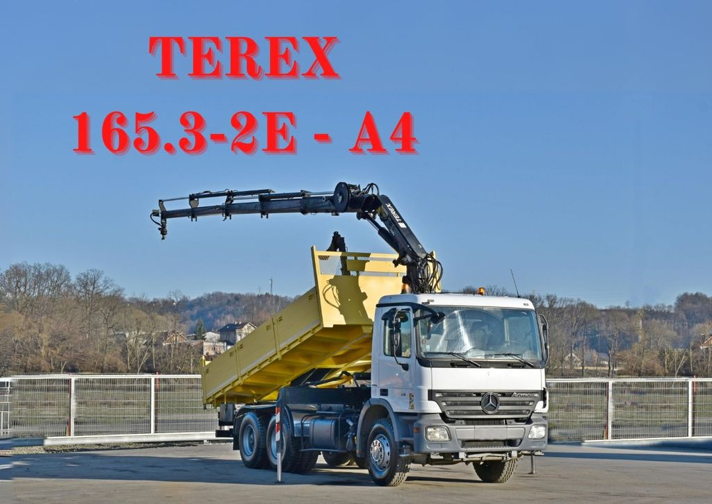 Mercedes-Benz ACTROS 2636 * TEREX 165.2E - A4 + FUNK/6x4 Mercedes-Benz ACTROS 2636 * TEREX 165.2E - A4 + FUNK/6x4 - Camion con gru, Autocarro ribaltabile: foto 1 Mercedes-Benz ACTROS 2636 * TEREX 165.2E - A4 + FUNK/6x4 Mercedes-Benz ACTROS 2636 * TEREX 165.2E - A4 + FUNK/6x4 - Camion con gru, Autocarro ribaltabile: foto 1