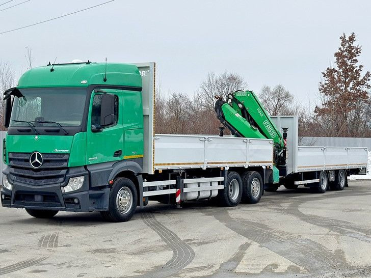 Mercedes-Benz ACTROS 2645 * FASSI F345.24 XE + FUNK + Anhänger - Camion con gru: foto 4 Mercedes-Benz ACTROS 2645 * FASSI F345.24 XE + FUNK + Anhänger - Camion con gru: foto 4