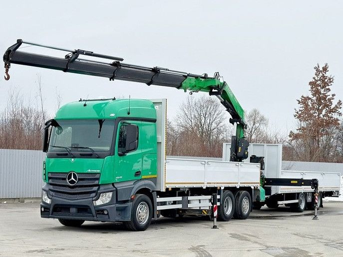 Mercedes-Benz ACTROS 2645 * FASSI F345.24 XE + FUNK + Anhänger - Camion con gru: foto 2 Mercedes-Benz ACTROS 2645 * FASSI F345.24 XE + FUNK + Anhänger - Camion con gru: foto 2
