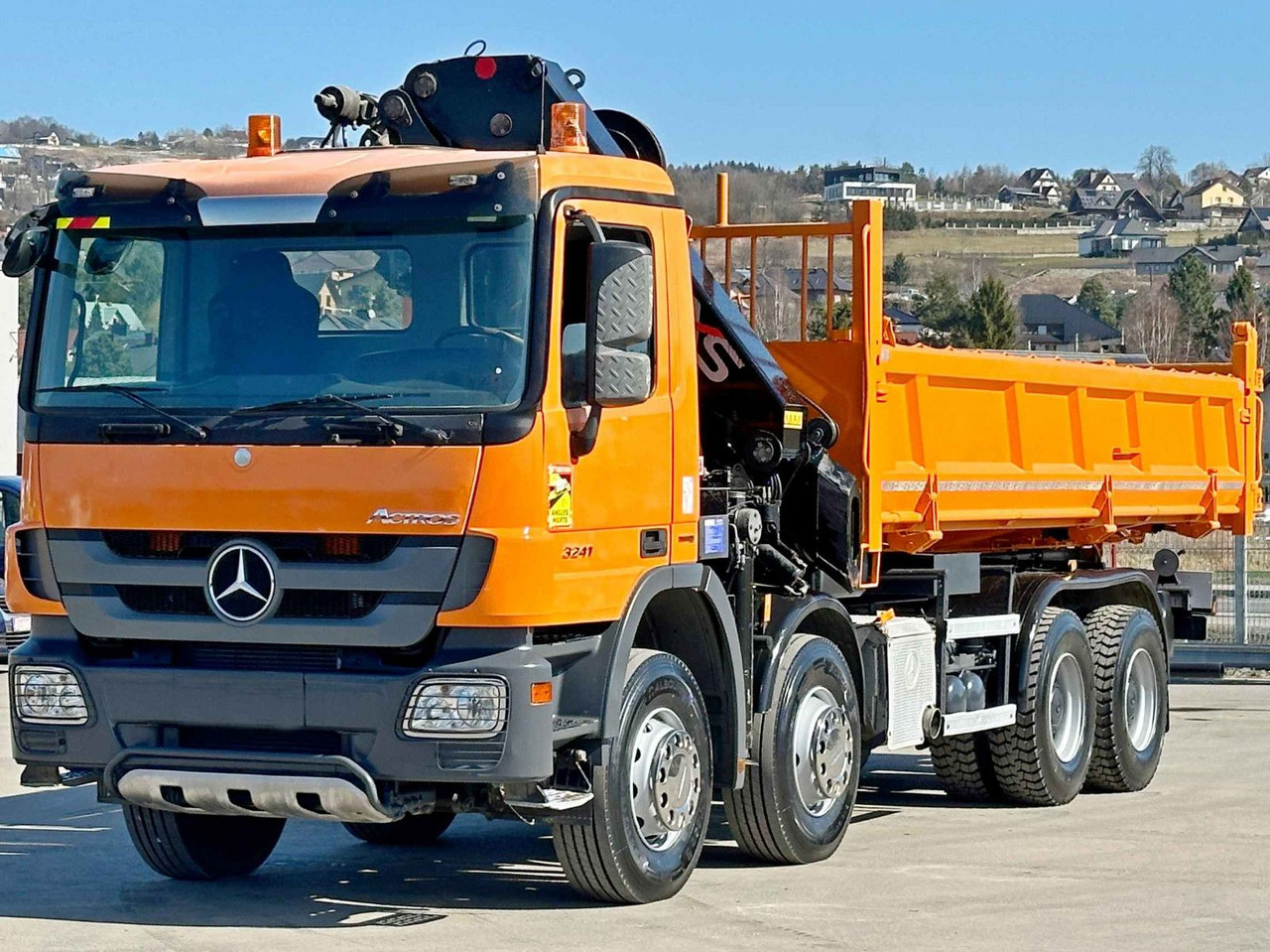 Mercedes-Benz ACTROS 3241 * HIAB 322 EP-4 HIDUO + FUNK / 8x4 - Camion con gru: foto 5 Mercedes-Benz ACTROS 3241 * HIAB 322 EP-4 HIDUO + FUNK / 8x4 - Camion con gru: foto 5