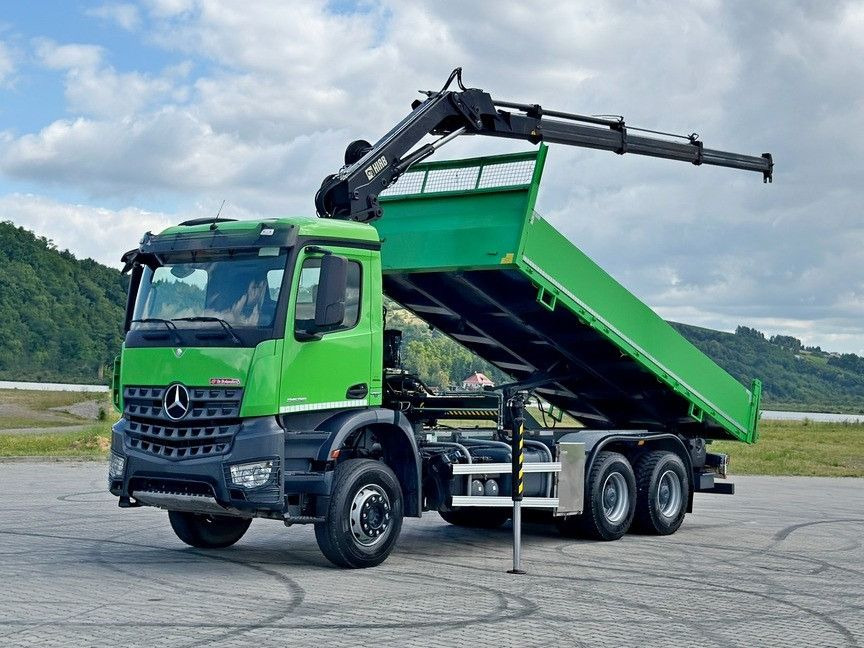 Mercedes-Benz AROCS 2636 * HIAB 122 ES - 3 HIPRO * 6x4 - Autocarro ribaltabile, Camion con gru: foto 2 Mercedes-Benz AROCS 2636 * HIAB 122 ES - 3 HIPRO * 6x4 - Autocarro ribaltabile, Camion con gru: foto 2