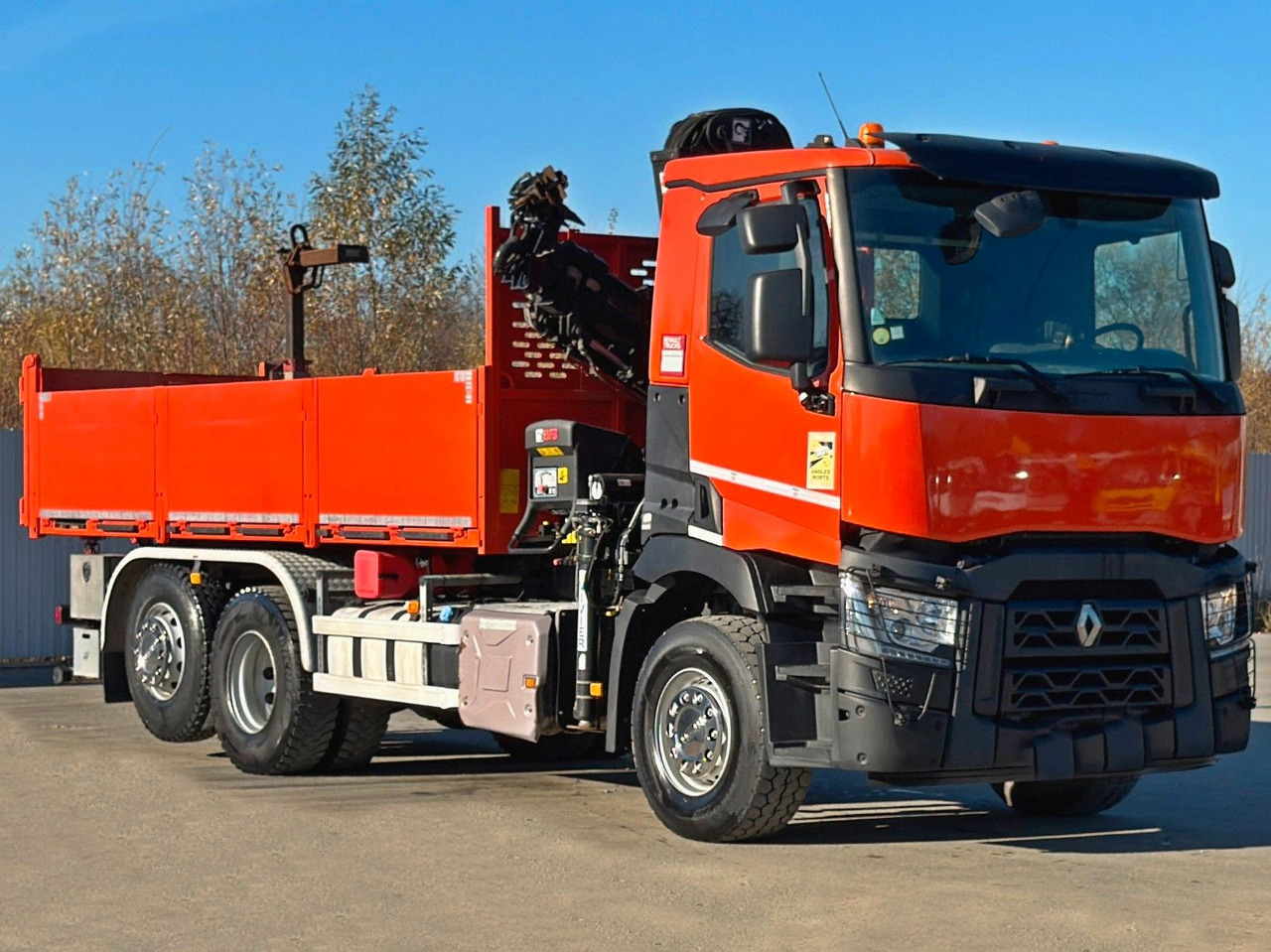 Renault C430 * HIAB 144 BS - 3 HIDUO+ FUNK/ 6x2 - Camion con gru: foto 3 Renault C430 * HIAB 144 BS - 3 HIDUO+ FUNK/ 6x2 - Camion con gru: foto 3