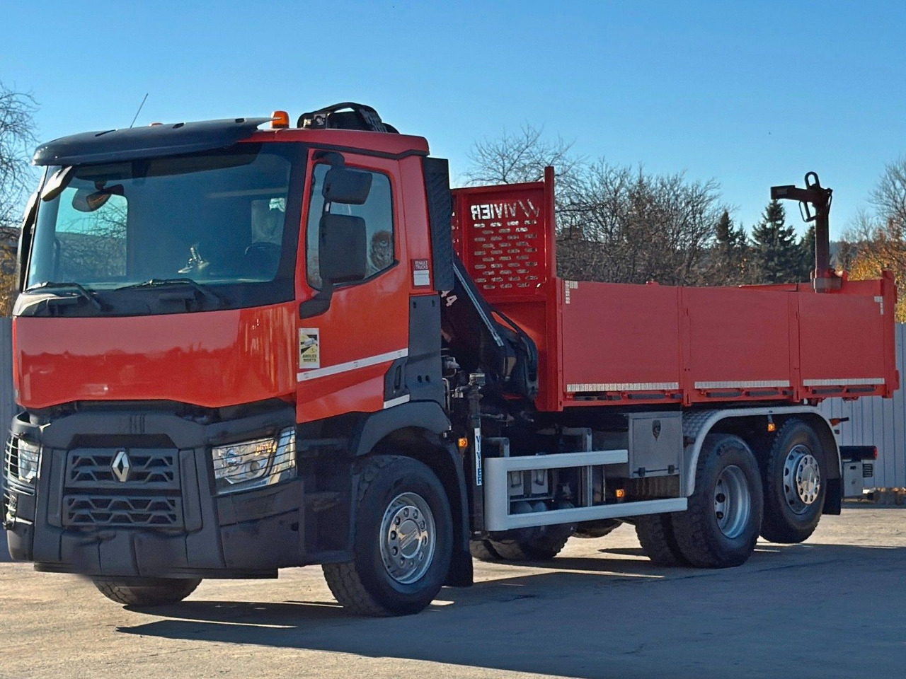 Renault C430 * HIAB 144 BS - 3 HIDUO+ FUNK/ 6x2 - Autocarro ribaltabile, Camion con gru: foto 4 Renault C430 * HIAB 144 BS - 3 HIDUO+ FUNK/ 6x2 - Autocarro ribaltabile, Camion con gru: foto 4