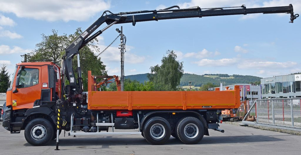 Renault K 430 * HIAB 144 B-3 HIDUO + FUNK / 6x4 - Camion con gru, Autocarro ribaltabile: foto 5 Renault K 430 * HIAB 144 B-3 HIDUO + FUNK / 6x4 - Camion con gru, Autocarro ribaltabile: foto 5