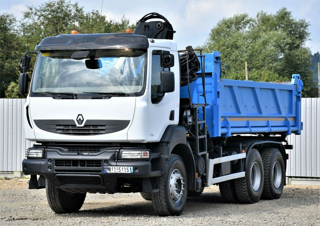 Renault KERAX 370 DXI* HIAB 122B-3 HIDUO/FUNK * 6x4 - Autocarro ribaltabile, Camion con gru: foto 5 Renault KERAX 370 DXI* HIAB 122B-3 HIDUO/FUNK * 6x4 - Autocarro ribaltabile, Camion con gru: foto 5