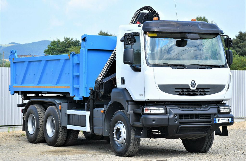Renault KERAX 370 DXI* HIAB 122B-3 HIDUO/FUNK * 6x4 - Camion con gru, Autocarro ribaltabile: foto 4 Renault KERAX 370 DXI* HIAB 122B-3 HIDUO/FUNK * 6x4 - Camion con gru, Autocarro ribaltabile: foto 4