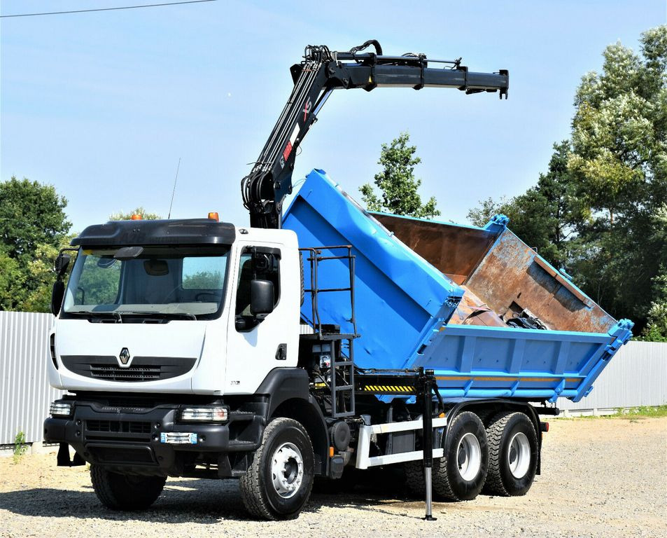 Renault KERAX 370 DXI* HIAB 122B-3 HIDUO/FUNK * 6x4 - Camion con gru, Autocarro ribaltabile: foto 3 Renault KERAX 370 DXI* HIAB 122B-3 HIDUO/FUNK * 6x4 - Camion con gru, Autocarro ribaltabile: foto 3