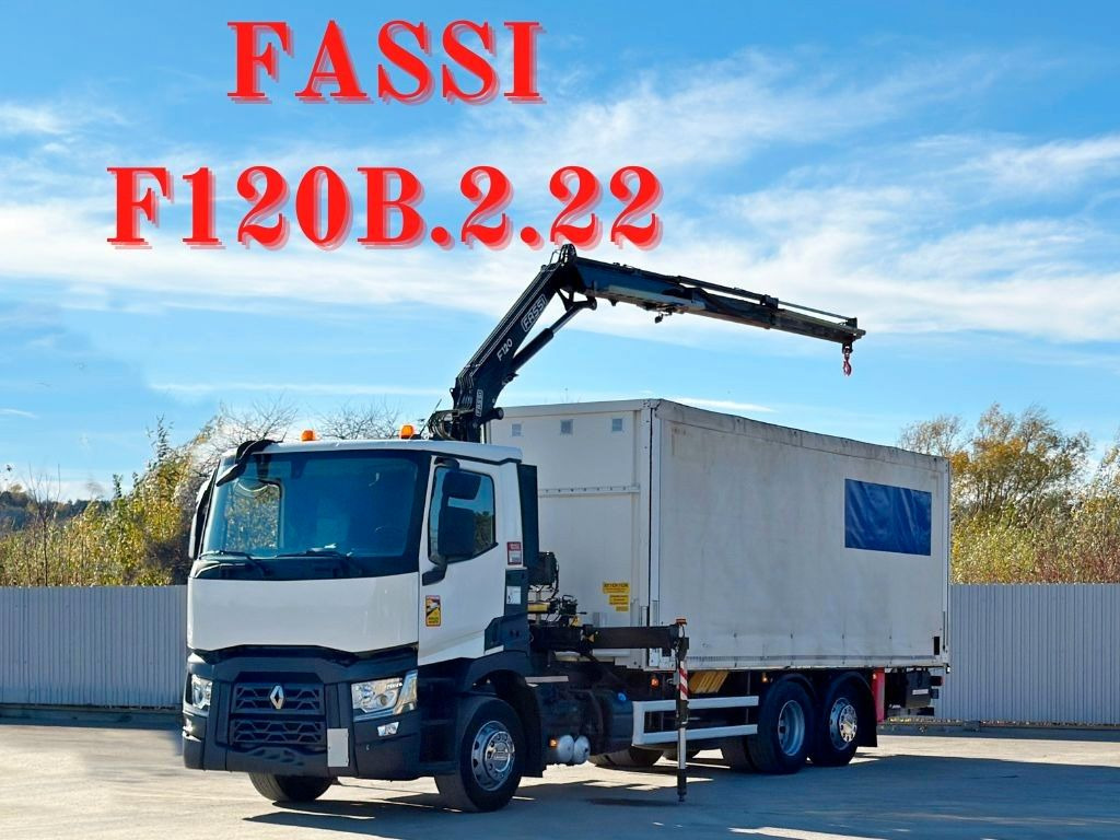 Renault T380 * FASSI F120B.2.22 / 6x2* TOP - Camion con gru: foto 1 Renault T380 * FASSI F120B.2.22 / 6x2* TOP - Camion con gru: foto 1