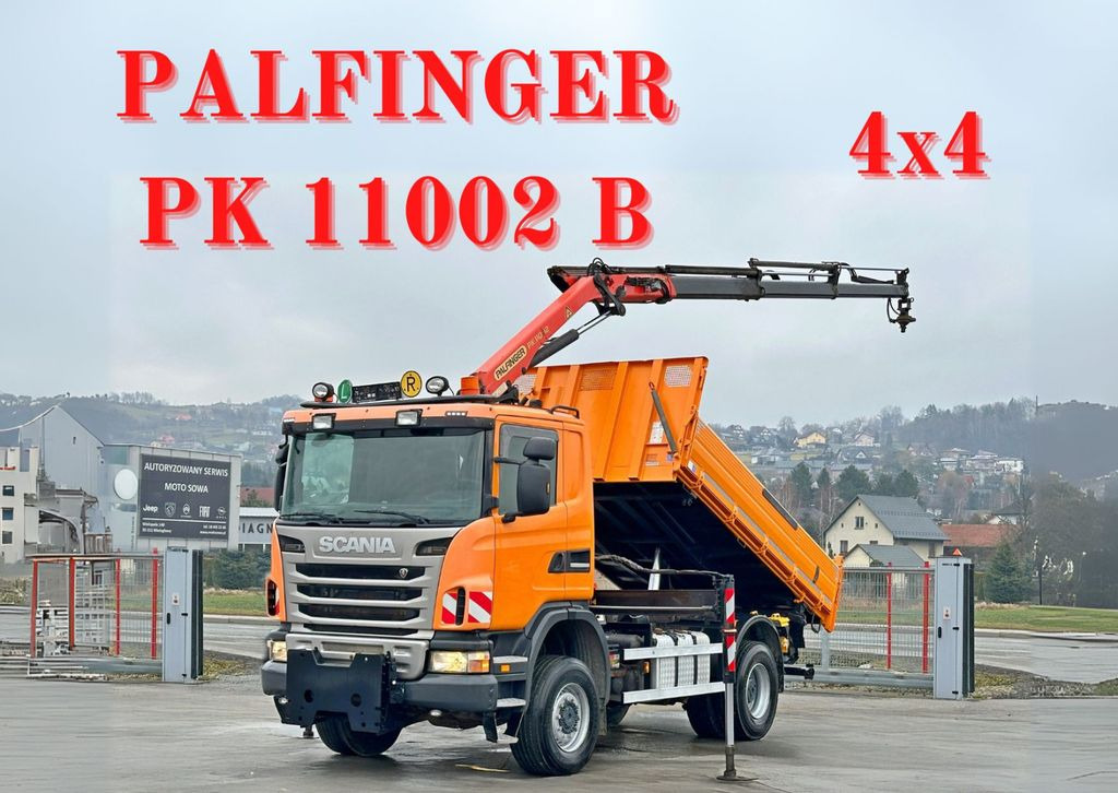 Scania G360 Kipper 4,10m *PK 11002 B + FUNK *4x4 - Autocarro ribaltabile, Camion con gru: foto 1 Scania G360 Kipper 4,10m *PK 11002 B + FUNK *4x4 - Autocarro ribaltabile, Camion con gru: foto 1