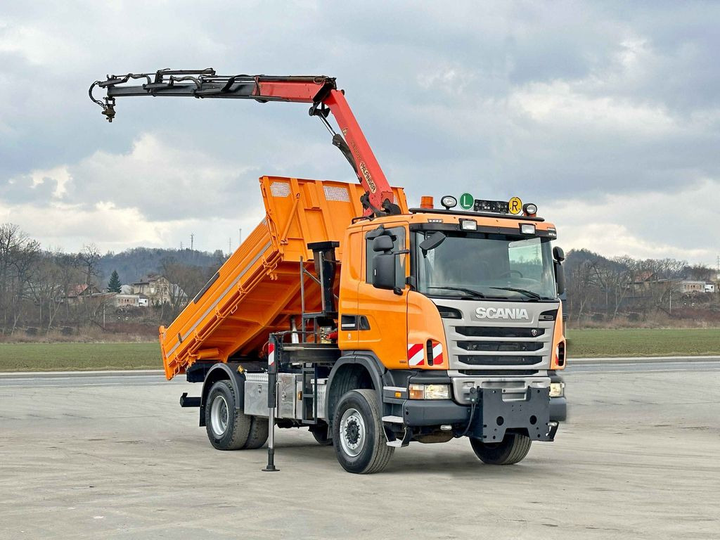 Scania G360 Kipper 4,10m *PK 11002 B + FUNK *4x4 - Camion con gru, Autocarro ribaltabile: foto 2 Scania G360 Kipper 4,10m *PK 11002 B + FUNK *4x4 - Camion con gru, Autocarro ribaltabile: foto 2