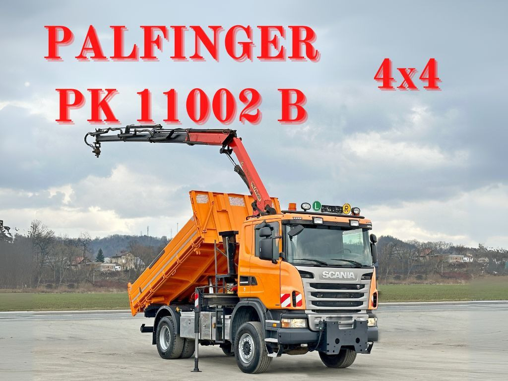 Scania G360 Kipper 4,10m *PK 11002 B + FUNK *4x4 Scania G360 Kipper 4,10m *PK 11002 B + FUNK *4x4 - Autocarro ribaltabile, Camion con gru: foto 1 Scania G360 Kipper 4,10m *PK 11002 B + FUNK *4x4 Scania G360 Kipper 4,10m *PK 11002 B + FUNK *4x4 - Autocarro ribaltabile, Camion con gru: foto 1