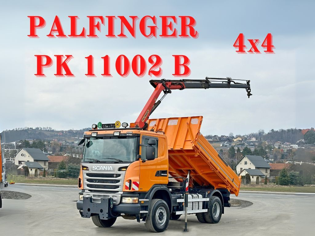 Scania G360 Kipper 4,10m *PK 11002 B + FUNK *4x4 Scania G360 Kipper 4,10m *PK 11002 B + FUNK *4x4 - Camion con gru, Autocarro ribaltabile: foto 1 Scania G360 Kipper 4,10m *PK 11002 B + FUNK *4x4 Scania G360 Kipper 4,10m *PK 11002 B + FUNK *4x4 - Camion con gru, Autocarro ribaltabile: foto 1