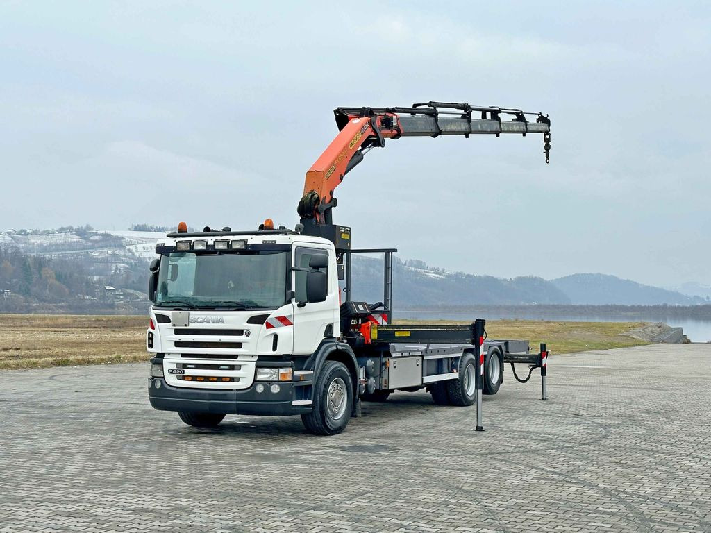 Scania P 420* PLATFORM 6,80m * PK 29002+FUNK * TOP Scania P 420* PLATFORM 6,80m * PK 29002+FUNK * TOP - Carro attrezzi: foto 2 Scania P 420* PLATFORM 6,80m * PK 29002+FUNK * TOP Scania P 420* PLATFORM 6,80m * PK 29002+FUNK * TOP - Carro attrezzi: foto 2