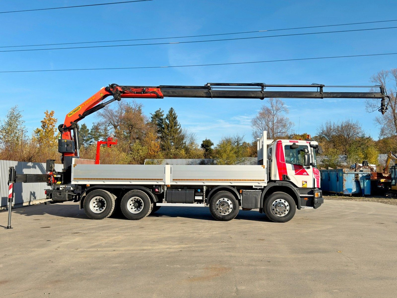 Scania P 450* PRITSCHE 6,90m * PK 23002- SH C FUNK *8x4 - Camion con gru: foto 5 Scania P 450* PRITSCHE 6,90m * PK 23002- SH C FUNK *8x4 - Camion con gru: foto 5