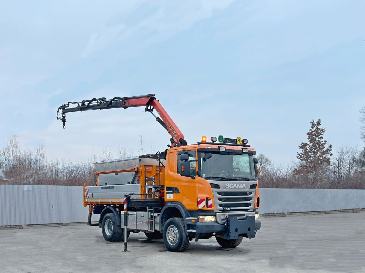 Scania R 420 * PK 11002/FUNK * sandblaste - Autocarro ribaltabile, Camion con gru: foto 3 Scania R 420 * PK 11002/FUNK * sandblaste - Autocarro ribaltabile, Camion con gru: foto 3