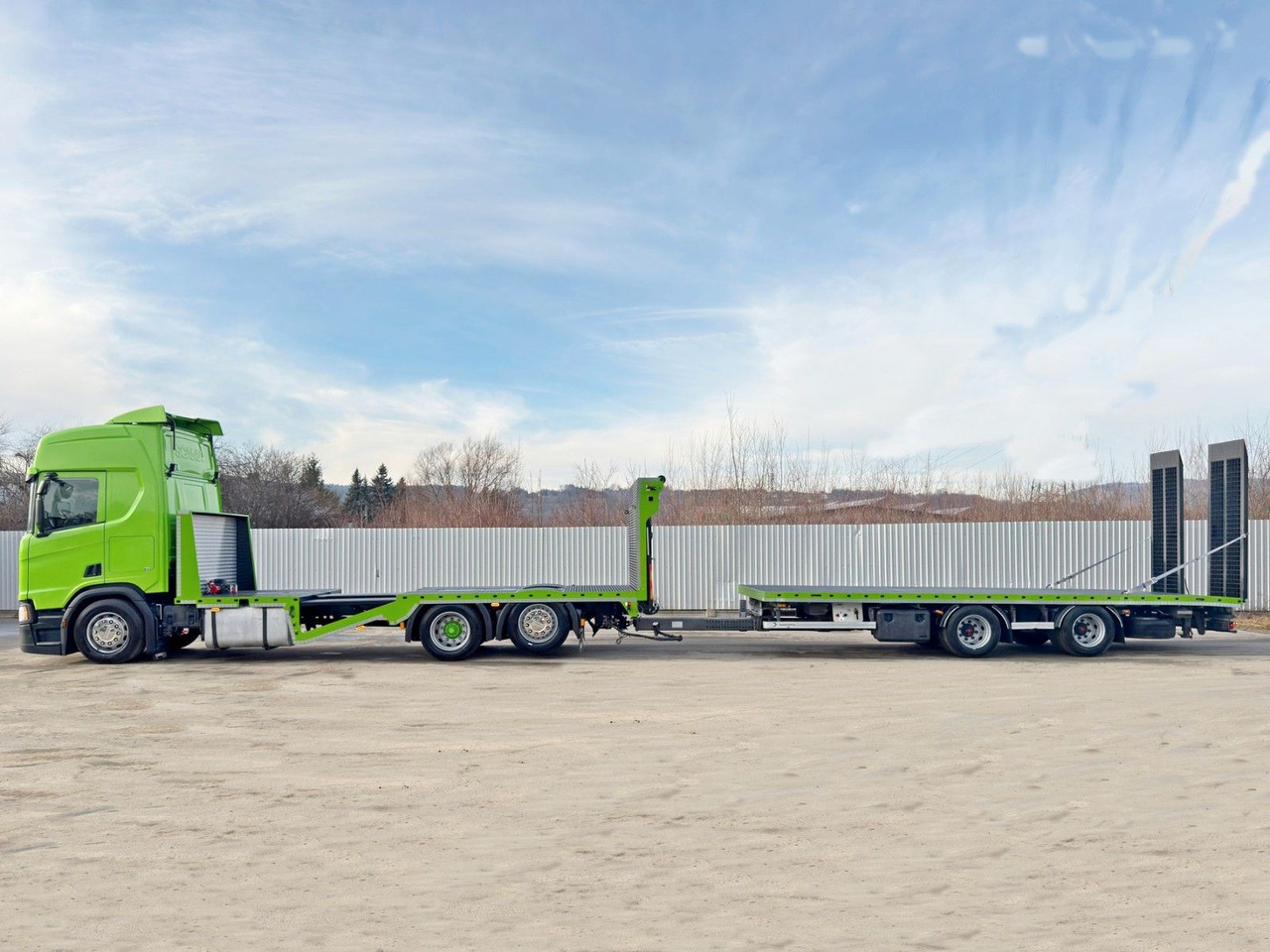 Scania R 500 + Anhänger * TOP* - Camion bisarca, Camion con gru: foto 5 Scania R 500 + Anhänger * TOP* - Camion bisarca, Camion con gru: foto 5