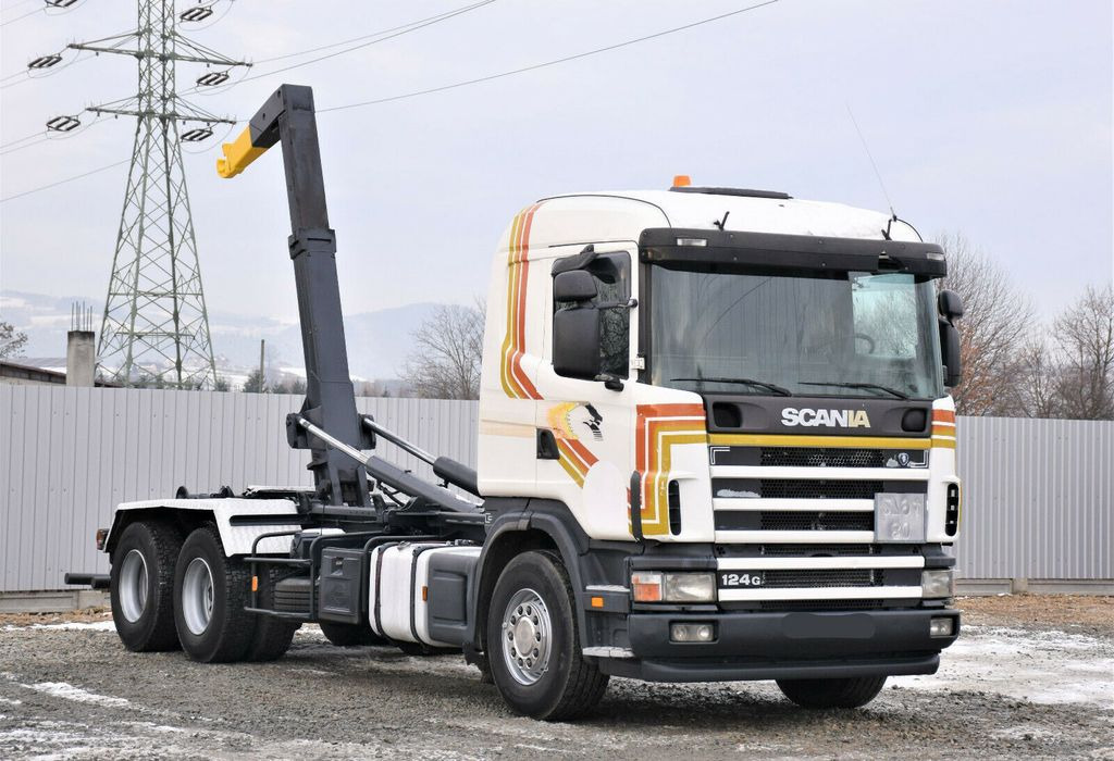 Scania R124 470 Abrollkipper *6x2* Top Zustand ! Scania R124 470 Abrollkipper * 6x2 * Motor Problem - Autocarro scarrabile: foto 1 Scania R124 470 Abrollkipper *6x2* Top Zustand ! Scania R124 470 Abrollkipper * 6x2 * Motor Problem - Autocarro scarrabile: foto 1
