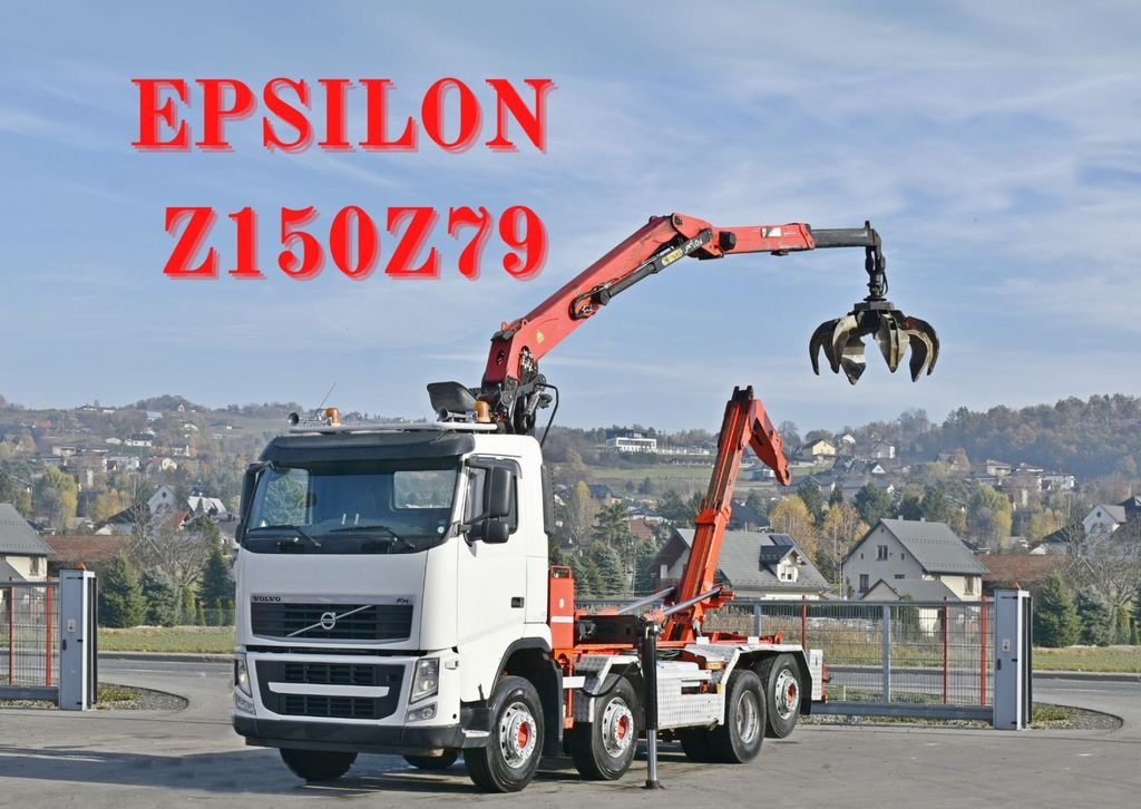 Volvo FH 500 * Abrollkipper * EPSILON Q150Z79 * TOP - Autocarro scarrabile: foto 1 Volvo FH 500 * Abrollkipper * EPSILON Q150Z79 * TOP - Autocarro scarrabile: foto 1