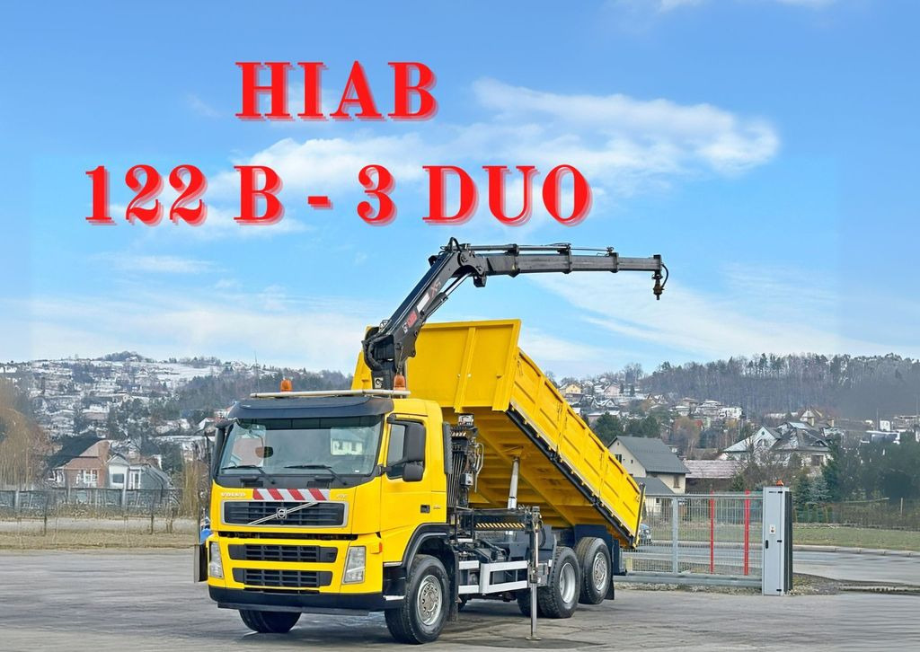 Volvo FM 330 Kipper 5,50m*HIAB 122 B -3 DUO*TOPZUSTAND - Camion con gru, Autocarro ribaltabile: foto 1 Volvo FM 330 Kipper 5,50m*HIAB 122 B -3 DUO*TOPZUSTAND - Camion con gru, Autocarro ribaltabile: foto 1
