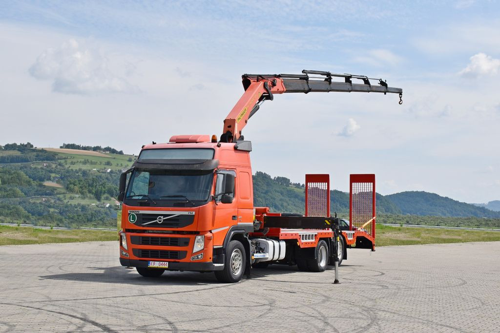 Volvo FM 410 * PK 26002 - EH D / FUNK* TOPZUSTAND - Camion con gru, Autocarro trasporto automezzi: foto 2 Volvo FM 410 * PK 26002 - EH D / FUNK* TOPZUSTAND - Camion con gru, Autocarro trasporto automezzi: foto 2