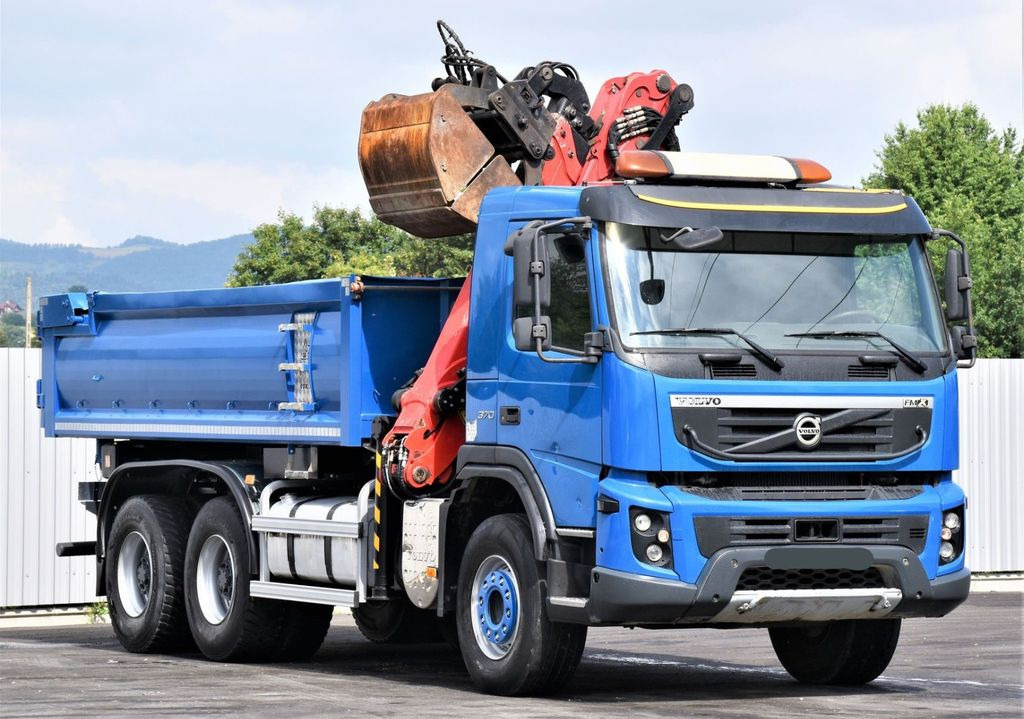 Volvo FMX 370 Kipper 4,90m *EPSILON Q150Z/FUNK*6x4 - Camion con gru, Autocarro ribaltabile: foto 4 Volvo FMX 370 Kipper 4,90m *EPSILON Q150Z/FUNK*6x4 - Camion con gru, Autocarro ribaltabile: foto 4