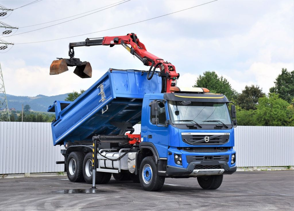 Volvo FMX 370 Kipper 4,90m *EPSILON Q150Z/FUNK*6x4 - Camion con gru, Autocarro ribaltabile: foto 2 Volvo FMX 370 Kipper 4,90m *EPSILON Q150Z/FUNK*6x4 - Camion con gru, Autocarro ribaltabile: foto 2