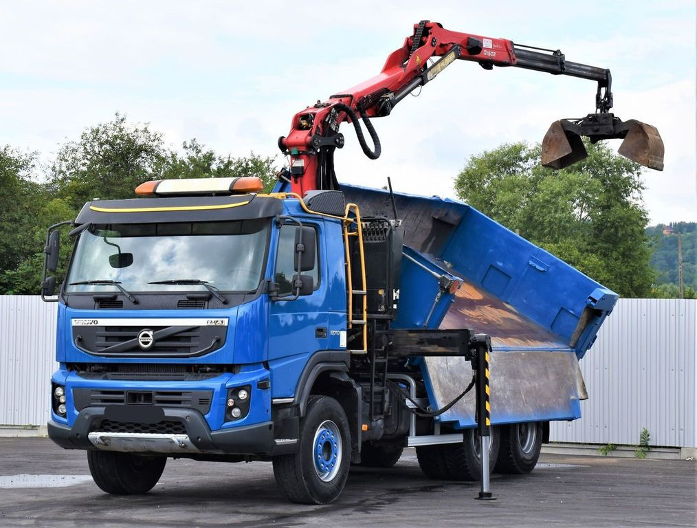 Volvo FMX 370 Kipper 4,90m *EPSILON Q150Z/FUNK*6x4 - Autocarro ribaltabile, Camion con gru: foto 3 Volvo FMX 370 Kipper 4,90m *EPSILON Q150Z/FUNK*6x4 - Autocarro ribaltabile, Camion con gru: foto 3