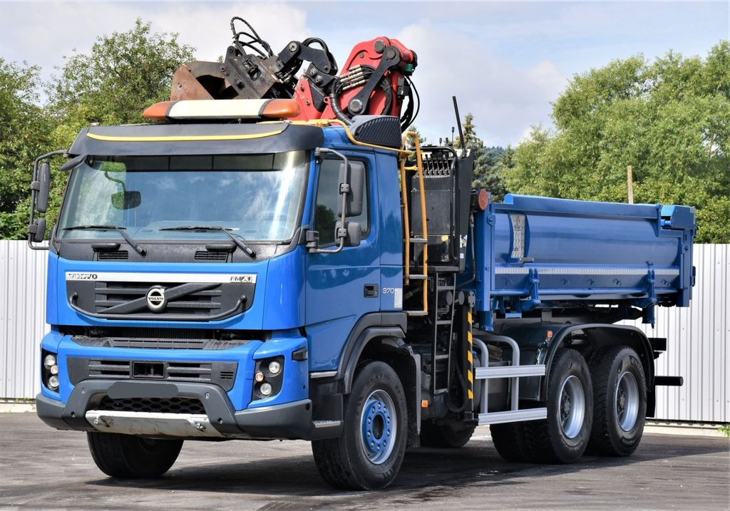 Volvo FMX 370 Kipper 4,90m *EPSILON Q150Z/FUNK*6x4 - Camion con gru, Autocarro ribaltabile: foto 5 Volvo FMX 370 Kipper 4,90m *EPSILON Q150Z/FUNK*6x4 - Camion con gru, Autocarro ribaltabile: foto 5