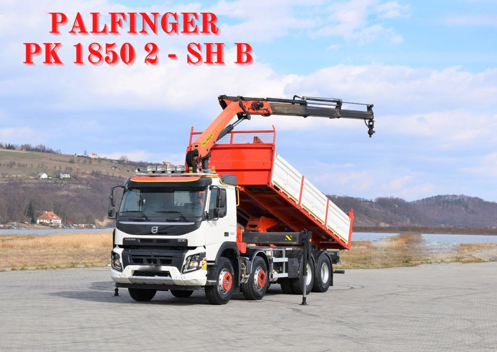 Volvo FMX 420 Kipper 6,20m *PK 1850 2 - SH B*FUNK/8x4 - Camion con gru, Autocarro ribaltabile: foto 1 Volvo FMX 420 Kipper 6,20m *PK 1850 2 - SH B*FUNK/8x4 - Camion con gru, Autocarro ribaltabile: foto 1