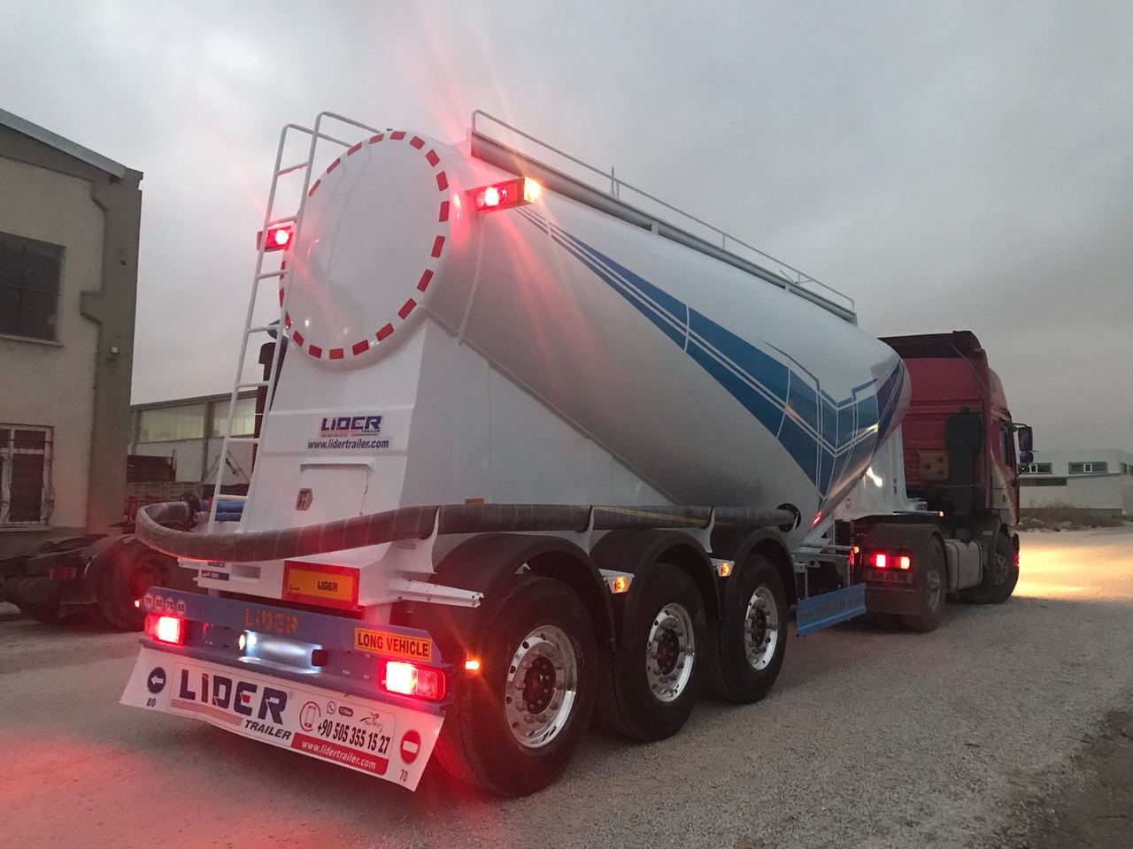 Semirimorchio cisterna per il trasporto di cemento nuovo LIDER 2022 MODEL NEW CEMENT TANKER: foto 7