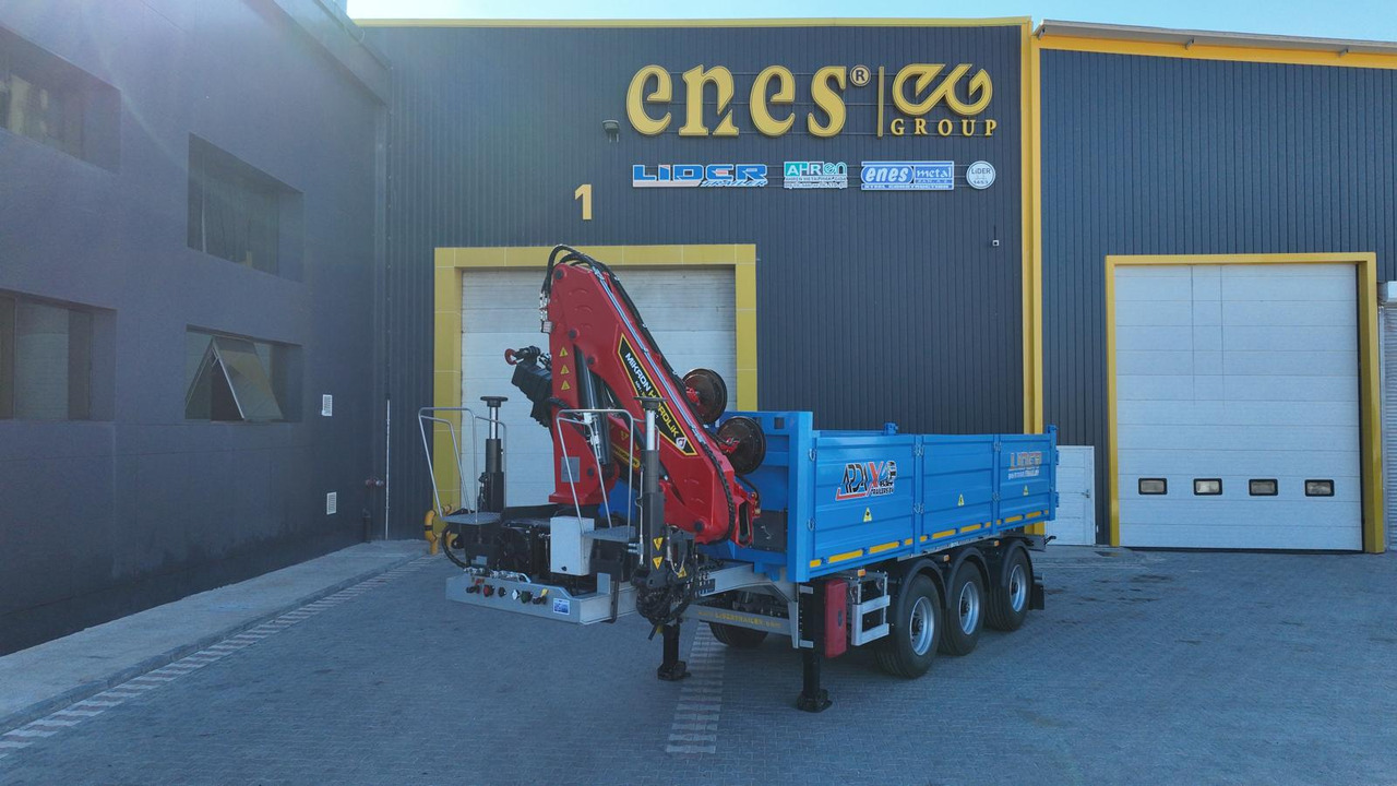 Semirimorchio ribaltabile per il trasporto di legname nuovo LIDER 2025 MODELS YEAR NEW (MANUFACTURER COMPANY LIDER TRAILER & TANKER: foto 8