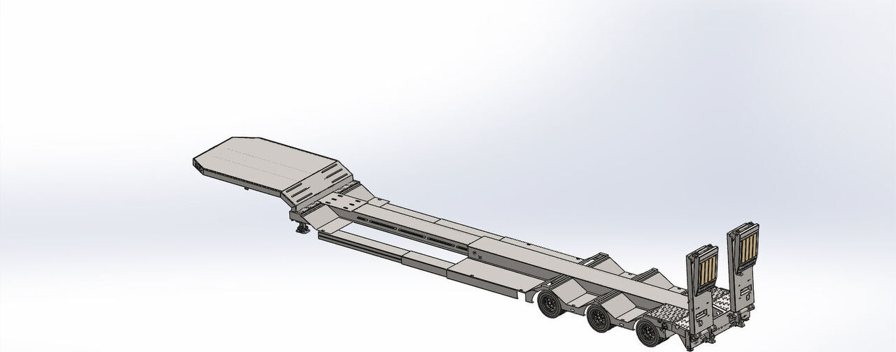 Semirimorchio pianale ribassato nuovo LIDER 2025 YEAR NEW LOWBED TRAILER FOR SALE (MANUFACTURER COMPANY): foto 6