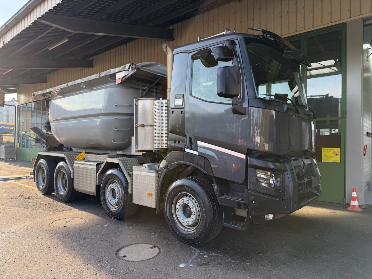 RENAULT C520 8x4 Wechselsystem Siloki + Kipper - Autocarro ribaltabile: foto 1 RENAULT C520 8x4 Wechselsystem Siloki + Kipper - Autocarro ribaltabile: foto 1