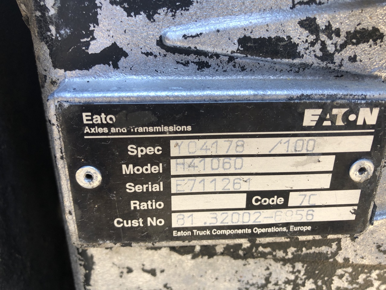 MAN EATON FSO5206B AND Y04178 - Cambio: foto 5 MAN EATON FSO5206B AND Y04178 - Cambio: foto 5