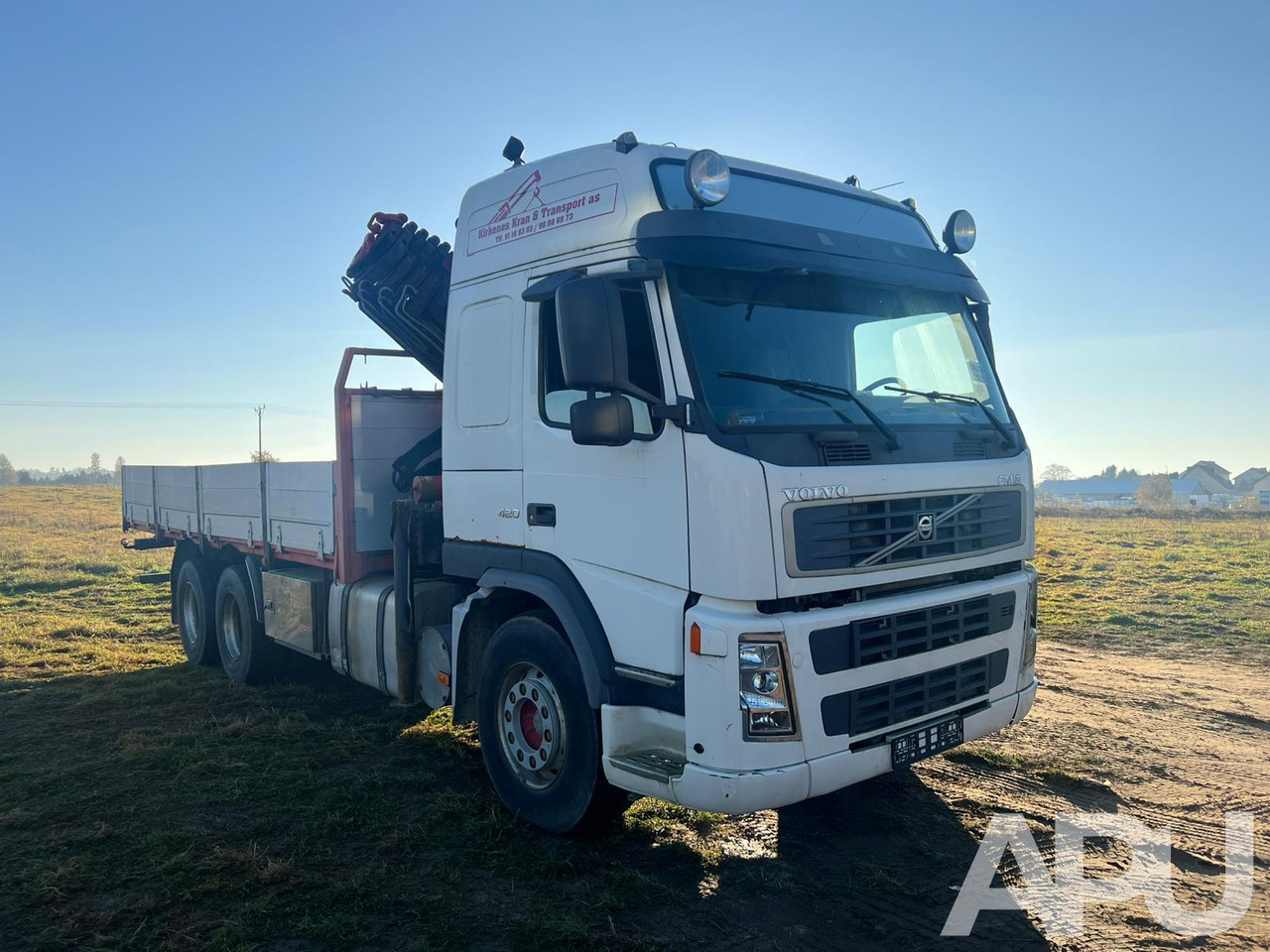 Volvo FM12 - Autocarro con pianale/ Cassone fisso, Camion con gru: foto 3 Volvo FM12 - Autocarro con pianale/ Cassone fisso, Camion con gru: foto 3