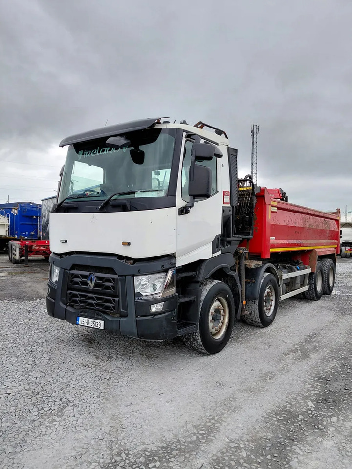2015 Renault C 380 Grab Tipper 8×4 - Autocarro ribaltabile, Camion con gru: foto 4 2015 Renault C 380 Grab Tipper 8×4 - Autocarro ribaltabile, Camion con gru: foto 4
