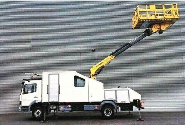 Mercedes-Benz ATEGO 1323 PK 8000T RAIL Platform - Camion, Camion con gru: foto 1 Mercedes-Benz ATEGO 1323 PK 8000T RAIL Platform - Camion, Camion con gru: foto 1