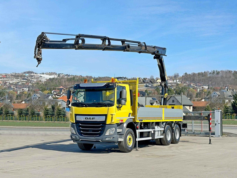 DAF CF 450 * PK 22002 - EH D + FUNK * 6x4 * TOP - Autocarro con pianale/ Cassone fisso, Camion con gru: foto 2 DAF CF 450 * PK 22002 - EH D + FUNK * 6x4 * TOP - Autocarro con pianale/ Cassone fisso, Camion con gru: foto 2