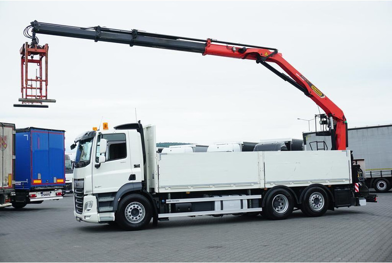 DAF CF / 480 / 6 X 2 / SKRZYNIOWY + HDS / PALFINGER PK 22 001L / OŚ - Autocarro con pianale/ Cassone fisso, Camion con gru: foto 4 DAF CF / 480 / 6 X 2 / SKRZYNIOWY + HDS / PALFINGER PK 22 001L / OŚ - Autocarro con pianale/ Cassone fisso, Camion con gru: foto 4