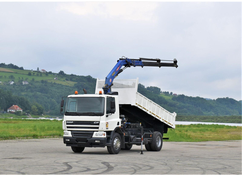DAF CF 75.310 - Autocarro ribaltabile, Camion con gru: foto 2 DAF CF 75.310 - Autocarro ribaltabile, Camion con gru: foto 2