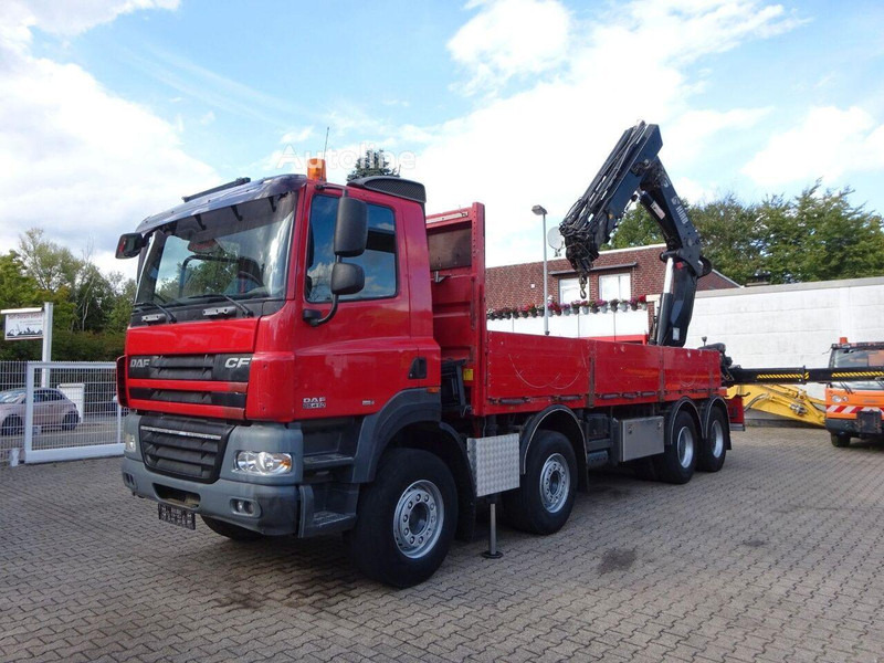 DAF CF 85.410 - Flatbed + crane - Autocarro con pianale/ Cassone fisso, Camion con gru: foto 3 DAF CF 85.410 - Flatbed + crane - Autocarro con pianale/ Cassone fisso, Camion con gru: foto 3