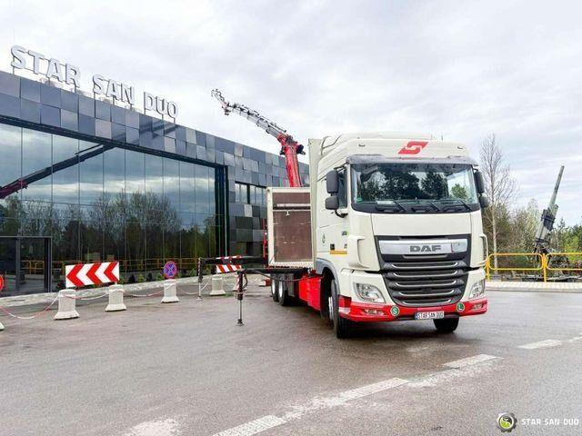 DAF XF 440 6x2 Fassi F365 FLY JIBCranePallet Grippe - Autocarro con pianale/ Cassone fisso, Camion con gru: foto 2 DAF XF 440 6x2 Fassi F365 FLY JIBCranePallet Grippe - Autocarro con pianale/ Cassone fisso, Camion con gru: foto 2